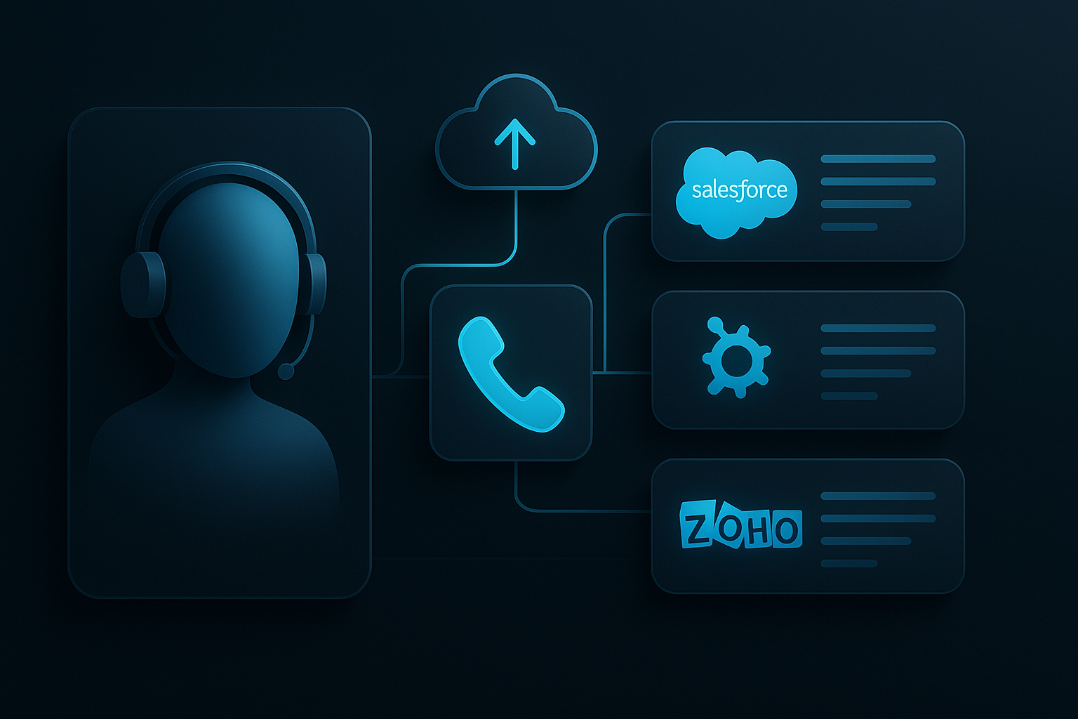 Integrating Dialynx with CRM Systems: A Guide to Salesforce, HubSpot, and Zoho